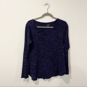 Athleta Purple Long Sleeve Workout Shirt